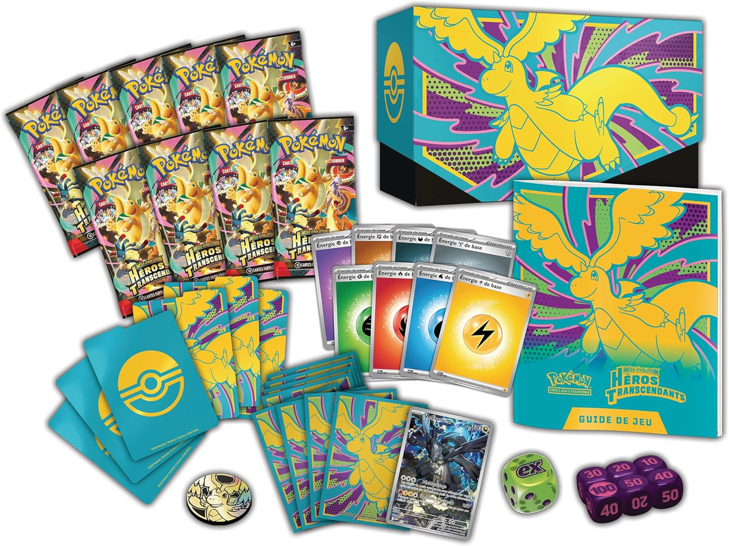 ETB ME02.5: Méga-Évolution – Héros Transcendants + protection GM