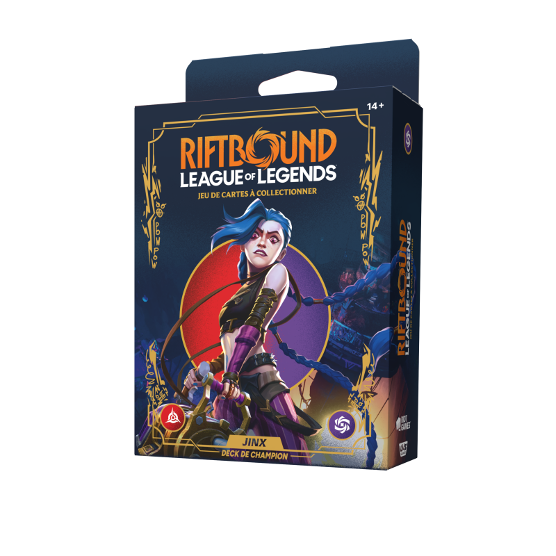 Riftbound: League of Legends TCG - Présentoir de decks de Champions : Jinx - FR