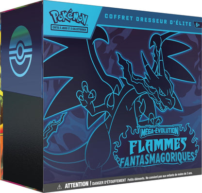 ETB ME02: Méga-Évolution – Flammes Fantasmagoriques + protection GM