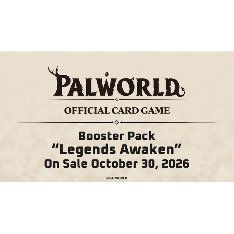 Palworld Official Card Game - Display de 12 Boosters - BP02 - Legends Awaken