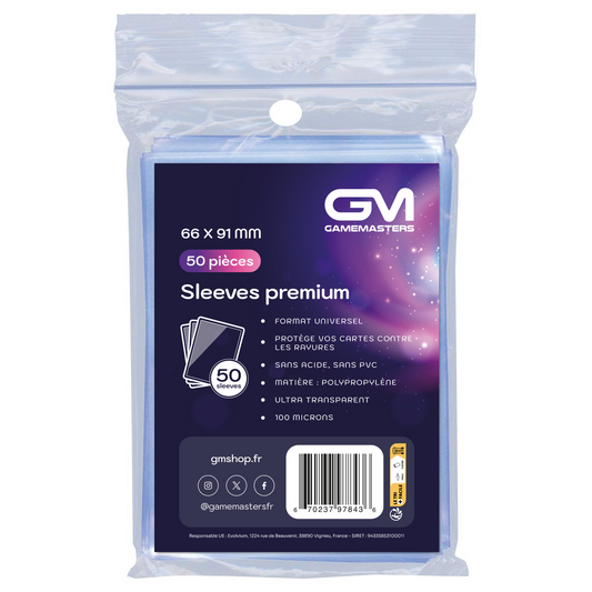 Sleeves PREMIUM GLOSS 66*91 GM